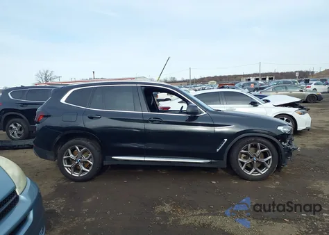 2022 BMW X3 Sdrive30I z USA, uszkodzony, nr VIN 5UX43DP03N9M51401